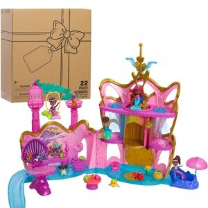 Princess Mermaid Playset Kids Toy - Pink and Gold